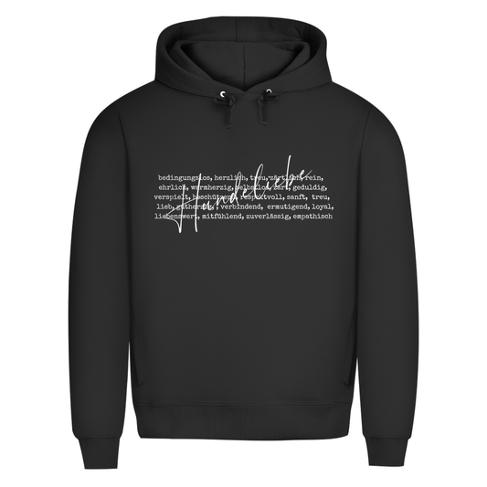 Hunde Liebe ist... - Bio-Hoodie für Herren