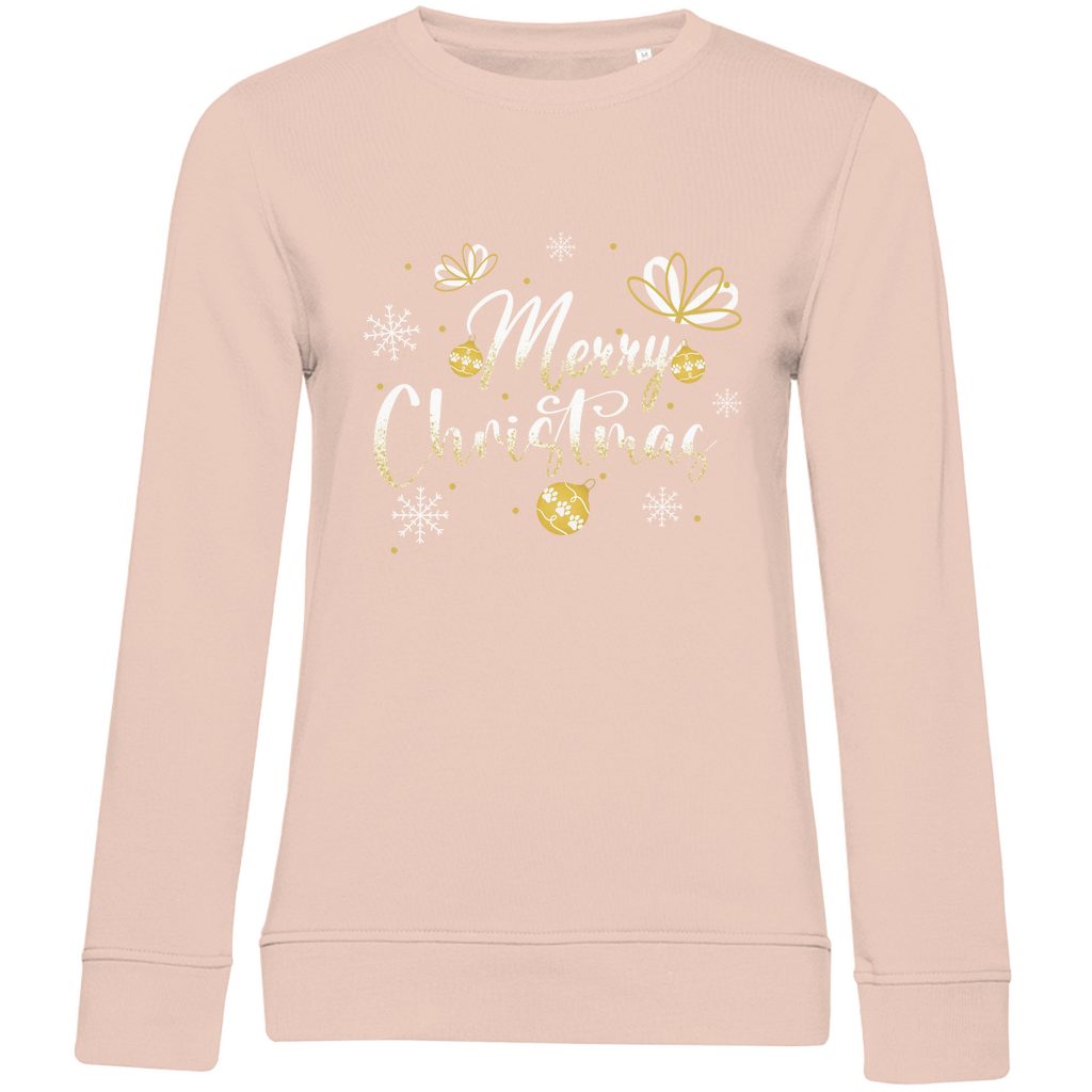 Merry Christmas - Bio-Sweatshirt für Damen-Weihnachten