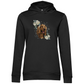 Flower Cocker Spaniel - Bio-Hoodie für Damen