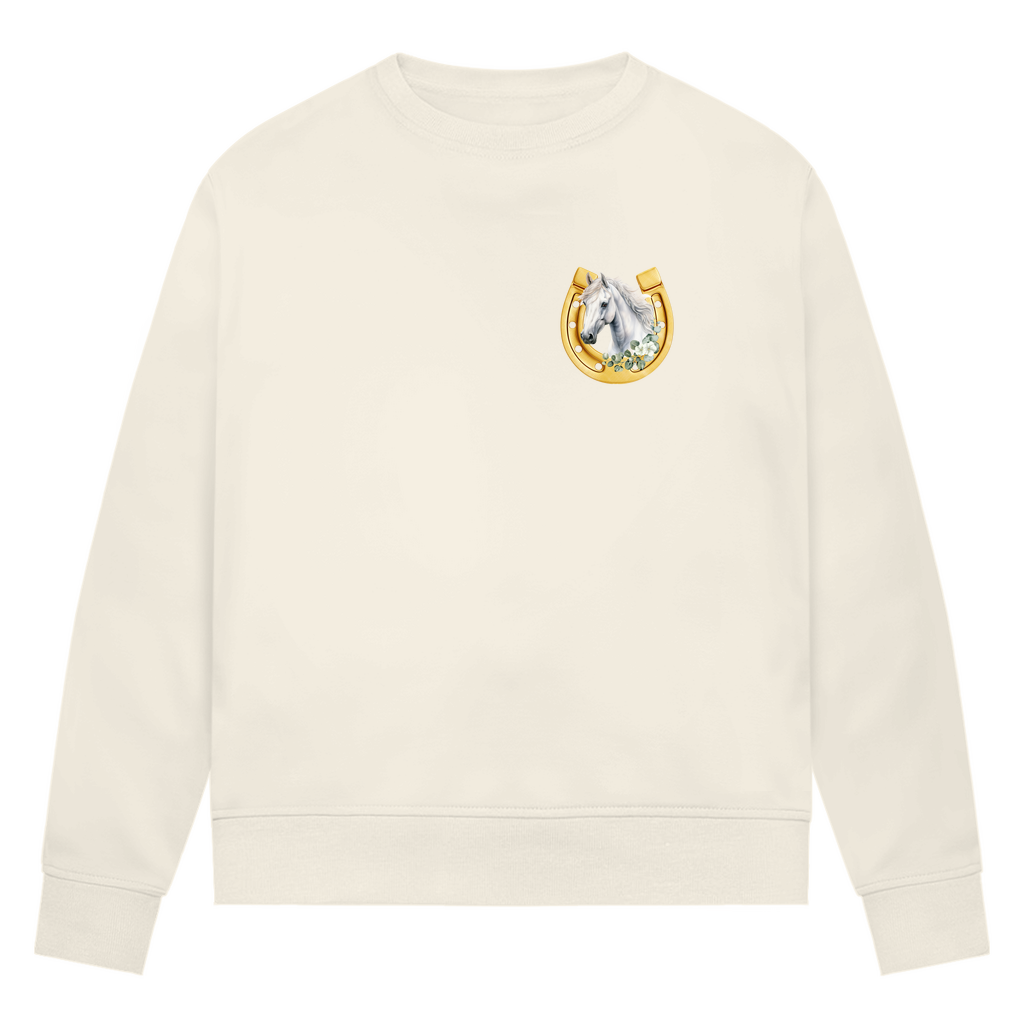 Hufeisenzauber - Bio-Sweatshirt für Damen