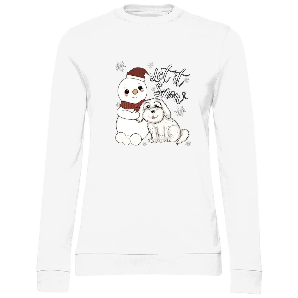 Let it snow - Sweatshirt für Damen