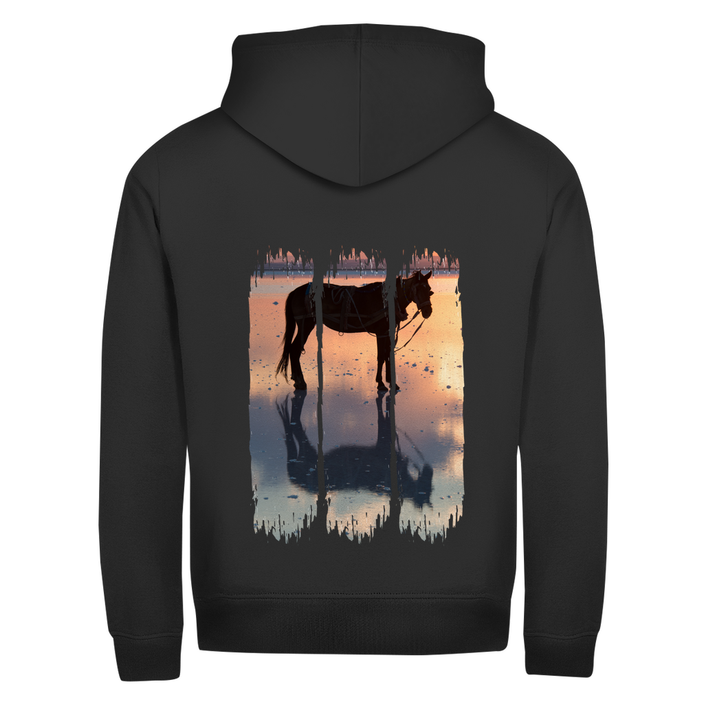 Magic Sunset - Zipper-Hoodie Unisex | Rückendruck