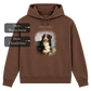 Personalisiertes Hunde Bio-Hoodie für Herren mit Foto